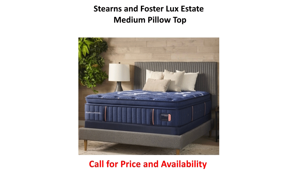 Mattress Liquidation deal Stearns and Foster mattress