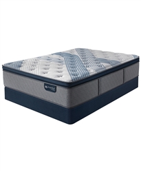 Serta iComfort by Blue Fusion 1000 14.5 inch Hybrid Luxury Firm Euro Pillow Top Mattress Set - California King